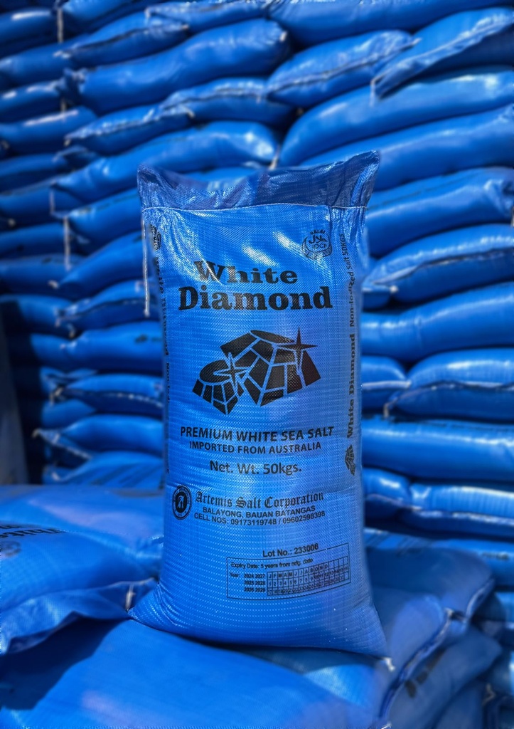White Diamond iodized with Liner 50kgs 
